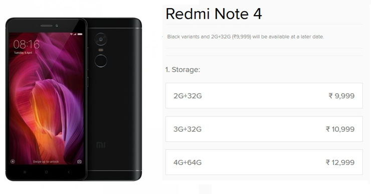 Ceny Redmi Note 4 ze Snapdragonem