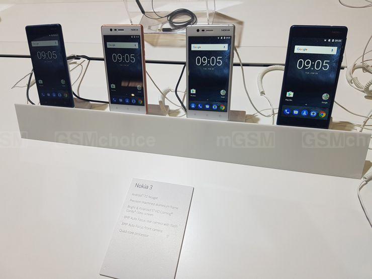 Nokia 3 w różnych kolorach Nokia 3 w różnych kolorach