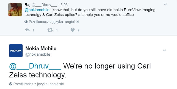 Carl Zeiss w nowych nokiach