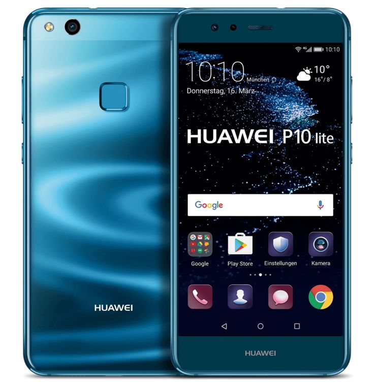 Huawei P10 Lite w błękicie