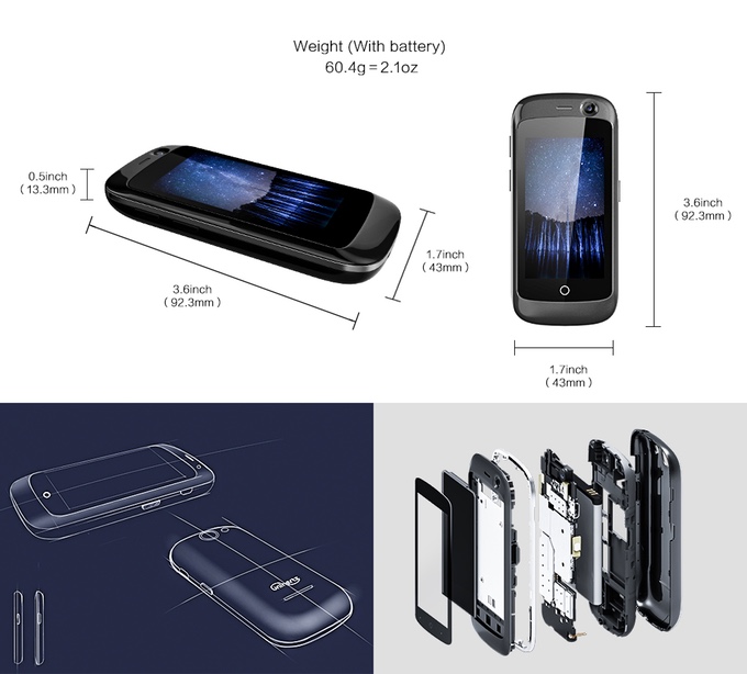 Jelly i Jelly Pro - wymiary, budowa