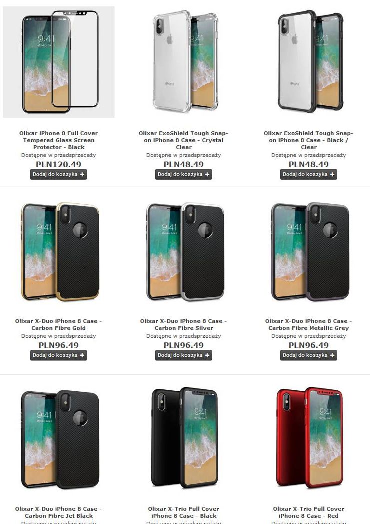 Akcesoria do iPhone 8 w sklepie