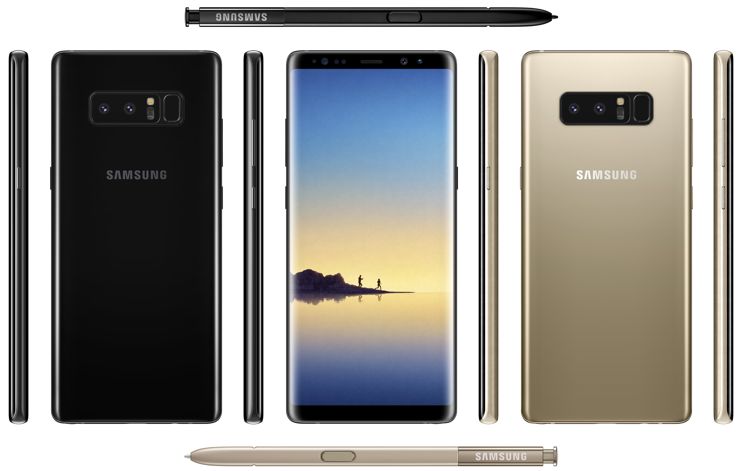 Galaxy Note 8 w pełnej okazałości Galaxy Note 8 w pełnej okazałości