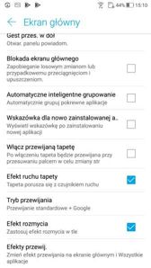 Interfejs Opakowanie Asus ZenFone 4 Interfejs Opakowanie Asus ZenFone 4