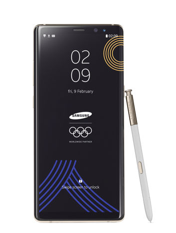 Samsung Galaxy Note8 PyeongChang 2018 Olympic Games Limited Edition Samsung Galaxy Note8 PyeongChang 2018 Olympic Games Limited Edition