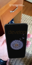 Samsung Galaxy S9 - rendery z aplikacji AR