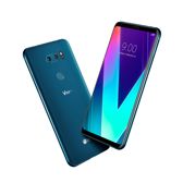 Tak wyglądają modele LG V30S w materiałach prasowych - w kolorze Moroccan Blue i Platinum Grey 