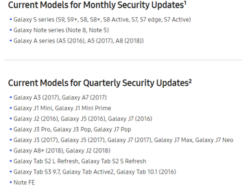 Samsung Android Security Updates: lista modeli z 2 oraz z 4 kwietnia Samsung Android Security Updates: lista modeli z 2 oraz z 4 kwietnia