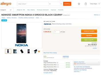 Nokia 8 Sirocco i 7 Plus w przedsprzedaży  Nokia 8 Sirocco i 7 Plus w przedsprzedaży