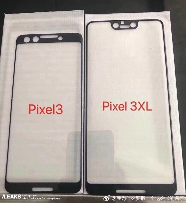 Szkła dopasowane - podobno - do Pixel 3 i Pixel 3XL