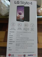 Opakowanie i ulotka LG Stylo 4