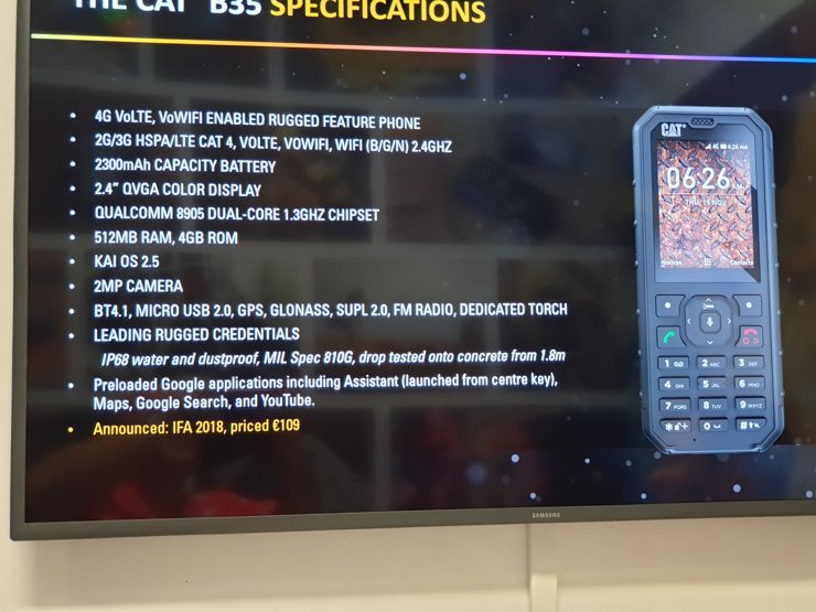Specyfikacja CAT B35