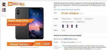 Xiaomi Redmi Note 6 Pro w sklepie