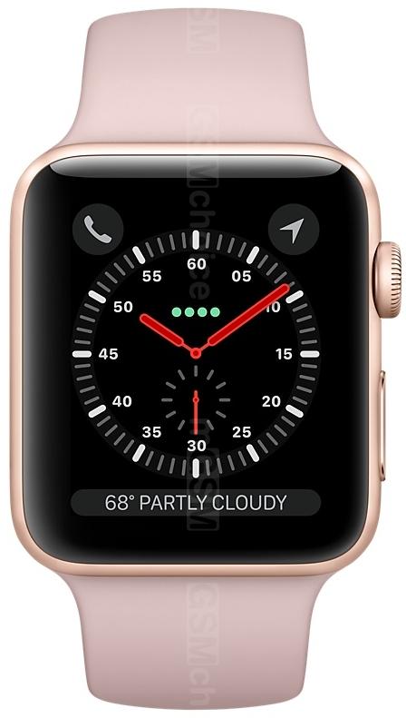 Apple Series 3 Rose Gold on sale 38 mm Smart Watch