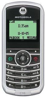 Galeria zdjęć telefonu Motorola C118