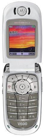 Galeria zdjęć telefonu Motorola V600