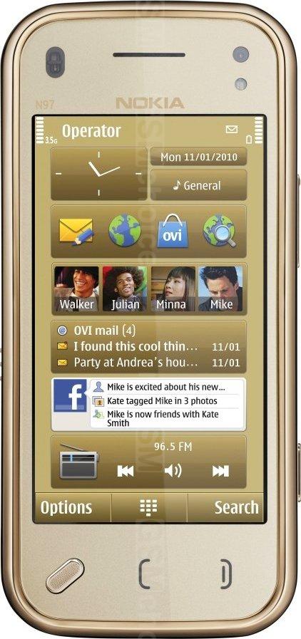 Nokia N97 mini Gold Edition