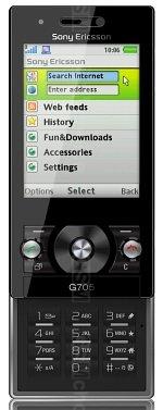 Galeria zdjęć telefonu Sony Ericsson G705