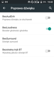 Ustawienia dźwięku, Muzyka Play, Radio FM i Rejestrator dźwięku