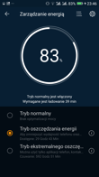 Tryby oszczędzania energii
