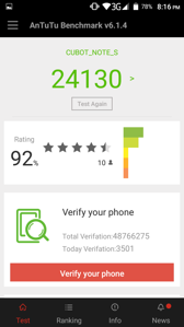Wyniki benchmarków