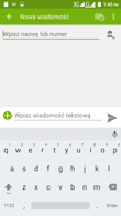 Dialer, połączenia głosowe i wprowadzanie tekstu