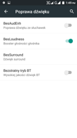 Odtwarzacz muzyki i ustawienia dźwięku