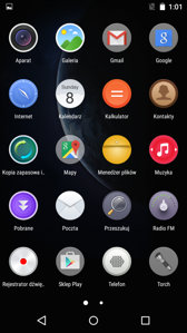 Pamieć, wykorzystanie RAM-u i menu aplikacji