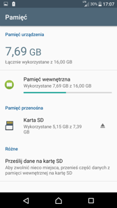 Pamięć smartfonu