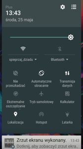 Ekran blokady, pulpit, powiadomienia, skróty
