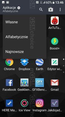 Zasobnik aplikacji i jego edycja