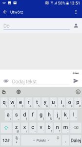 Dialer, klawiatura