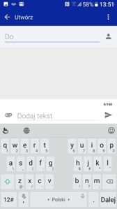 Dialer, klawiatura