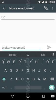 Aplikacja telefonu i klawiatura tekstowa Aplikacja telefonu i klawiatura tekstowa