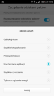 Zarządzanie odciskami palców