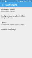 Wprowadzanie tekstu - klawiatura TouchPal