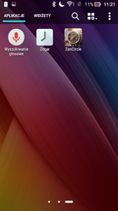 Preinstalowane aplikacje i opcje menu