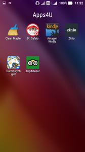 Preinstalowane aplikacje i opcje menu