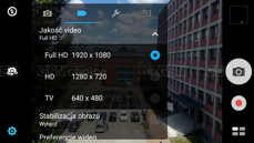 Menu aparatu głównego