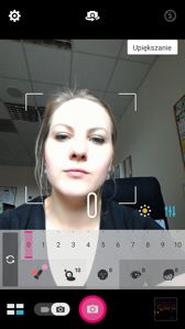 Menu aparatu frontowego