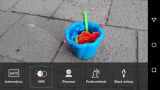 Niektore z opcji menu związane z fotografowaniem i filmowaniem