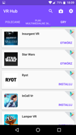 Aplikacja VR Hub i Littlstar Aplikacja VR Hub i Littlstar