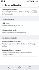 Opcje łączności