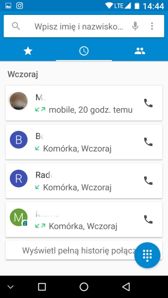 Turbo pobieranie, opcje DualSIM, dialer, kontakty