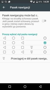 Ustawienia interfejsu i ekranu