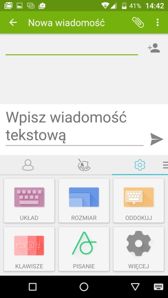 Opcje klawiatury SwiftKey