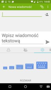 Opcje klawiatury SwiftKey