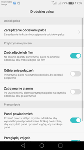 Aplikacja do zarządzania odciskami palców