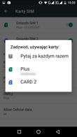 Połączenia głosowe, dual SIM i wprowadzanie tekstu Połączenia głosowe, dual SIM i wprowadzanie tekstu