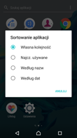 Menu aplikacji: aplikacje proponowane i polecane, preinstalowany soft, sortowanie i zarządzanie aplikacjami Menu aplikacji: aplikacje proponowane i polecane, preinstalowany soft, sortowanie i zarządzanie aplikacjami